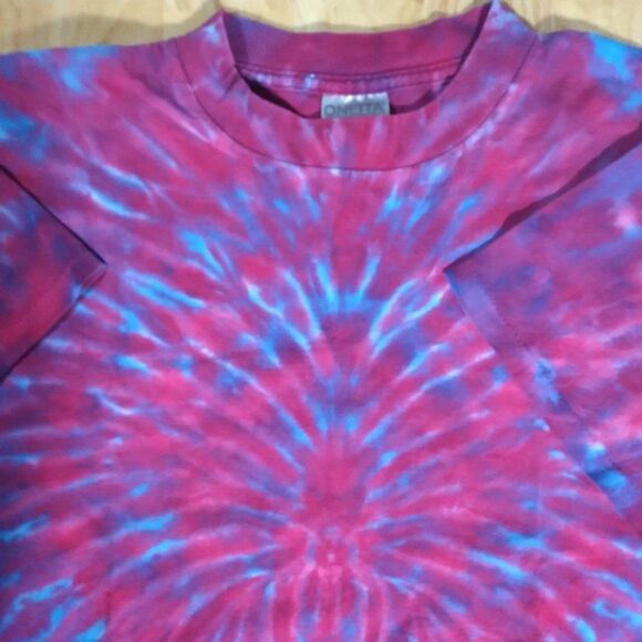 Vintage 90s Tie Dye T-Shirt USA Made - Picture 1 of 7